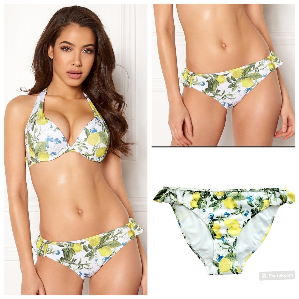NWT- Dorina "Pacifica" Lemon Fruit Bikini Bottoms